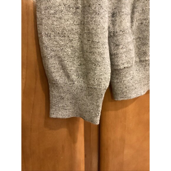 J CREW FACTORY Mens Raglan Cotton Sweater Sz XL Heather Gray LS NWOT - Picture 4 of 12